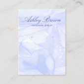 Ocean Waterverf Handgemaakte Sieraden Oorbel Displ Visitekaartje (Voorkant)