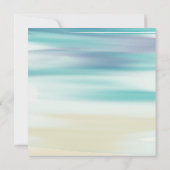 Ocean Waterverf Monogram Anchor sparen de Datum Save The Date (Achterkant)