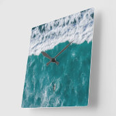 Ocean Wave Acrylic Wall klok (Hoek)