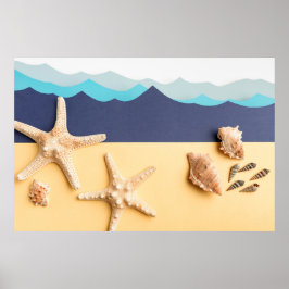 Ocean Wave Art Poster