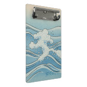Ocean Wave Art Print – Japanese Woodblock Style Mini Klembord (Schuin)