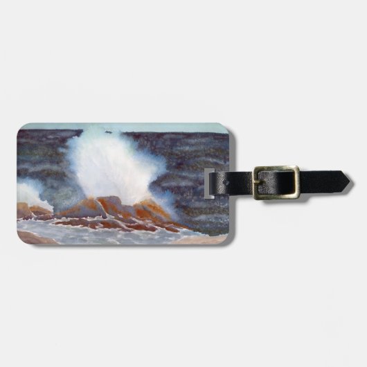 Ocean Wave Bagagelabel (Voorkant horizontaal)