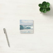 Ocean Wave Beach Art Post It Note Pad (Kantoor)