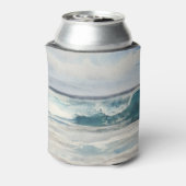 Ocean Wave Beach Art Summer Vibes Koelbox Blikjeskoeler (Blikje Achterkant)