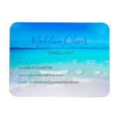 Ocean Wave Beach Blue Scene Modern Magneet (Horizontaal)