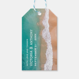 Ocean Wave, Beach Wedding Favor Cadeaulabel