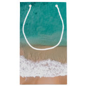 Ocean Wave, Beach Wedding Favor Klein Cadeauzakje (Achterkant)