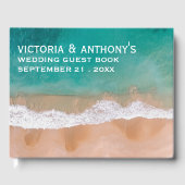 Ocean Wave, Beach Wedding Gastenboek (Voorkant)