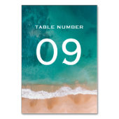 Ocean Wave, Beach Wedding Kaart (Voorkant)