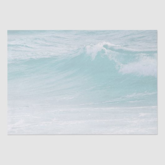 Ocean Wave Blue Tissue Paper Tissuepapier (Voorkant)