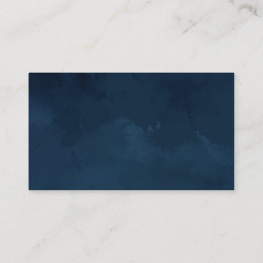 Ocean Wave bruiloft RSVP Behuizing Kaart (Achterkant)