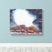 Ocean Wave Canvas afdrukken (Insitu (Houten vloer))