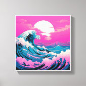 Ocean Wave Canvas afdrukken (Voorkant)