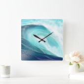 Ocean Wave Clock Vierkante Klok (Huis)