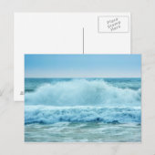 Ocean Wave Crashing Briefkaart (Voorkant / Achterkant)
