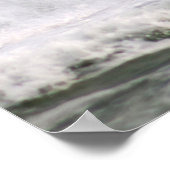 Ocean Wave Crashing Kleur 16x20 Poster (Hoek)