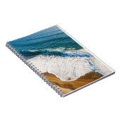Ocean Wave Crashing on Beach Notitieboek (Rechterzijde)