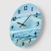 Ocean Wave Crashing Ronde Klok (Hoek)