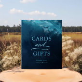 Ocean Wave Custom Reclamebord Met Voetstuk