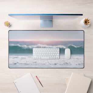 Ocean Wave en Sunset Art Desk Mat