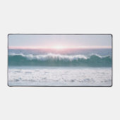 Ocean Wave en Sunset Art Desk Mat (Voorkant)