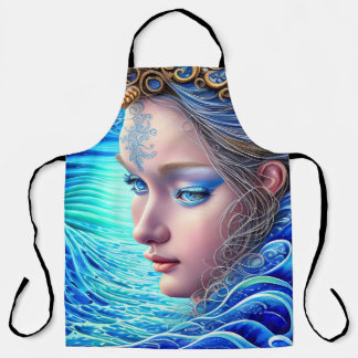 Ocean Wave Fantasy Goddess Art Schort