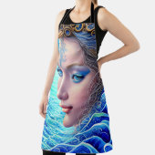Ocean Wave Fantasy Goddess Art Schort (Insitu)