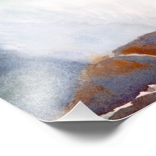 Ocean Wave Foto Afdruk (Hoek)