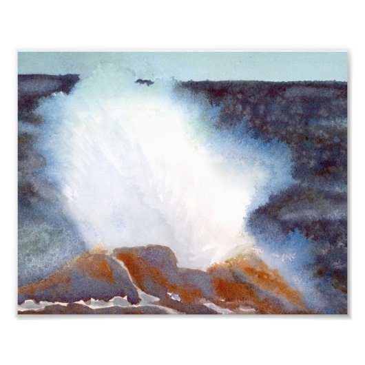 Ocean Wave Foto Afdruk (Voorkant)