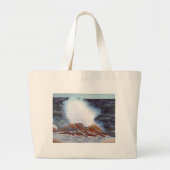 Ocean Wave Grote Tote Bag (Voorkant)
