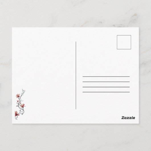 Ocean Wave Inspirational Calming Message Briefkaart (Achterkant)