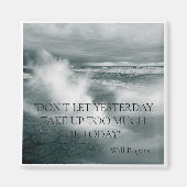 "OCEAN WAVE" INSPIREREND QUOTE FRIDGE MAGNET (Voorkant)