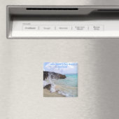 Ocean Wave John Smith's Bay Beach Bermuda Magneet (Insitu (Vaatwasser))