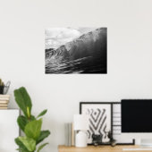 Ocean Wave Krachtig Surf Zeegezicht Poster (Thuiskantoor)