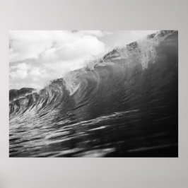 Ocean Wave Krachtig Surf Zeegezicht Poster