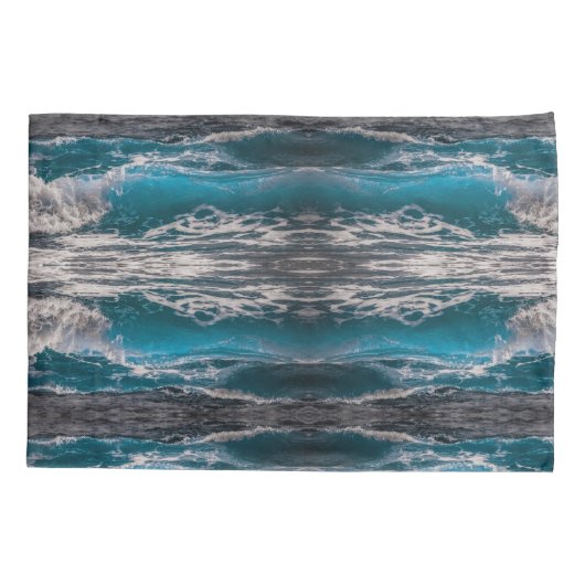 Ocean Wave Kussensloop (Achterkant)