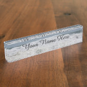 Ocean Wave Name Bord Naambordje (Zijkant)