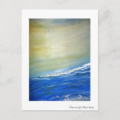 Ocean Wave Painted Briefkaart (Voorkant)