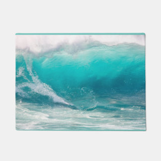 Ocean Wave past Sjabloon Rug Doormat aan Deurmat