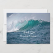 Ocean Wave Pastor Waardering Dank u kaart (Voorkant)