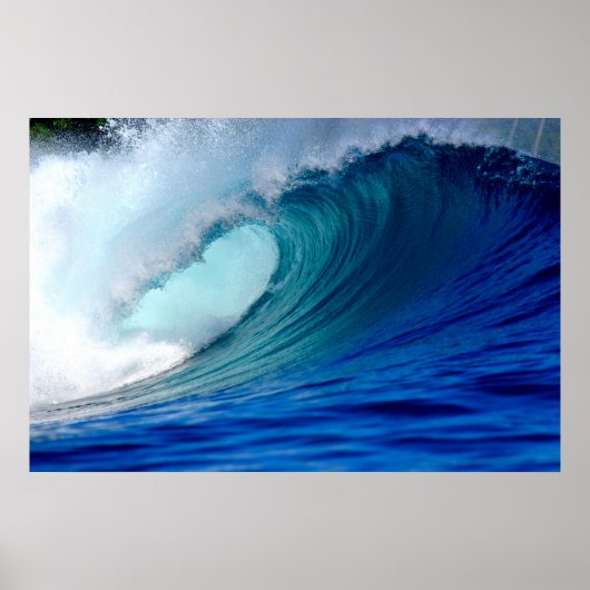 Ocean Wave Poster – Mentawai Islands Surf Foto's (Voorkant)