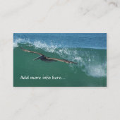 Ocean Wave Seashore Visitekaartje (Achterkant)
