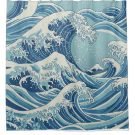 Ocean Wave Serenity Shower Curtain Douchegordijn