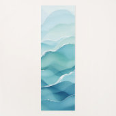 Ocean Wave Serenity Yoga Mat (Voorkant)