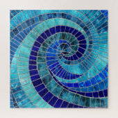 Ocean Wave Spiral mozaïek kunst Legpuzzel (Verticaal)
