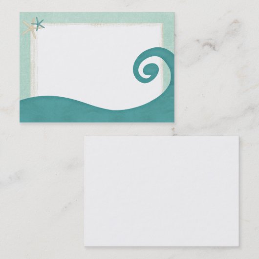 Ocean Wave Starfish Visitekaartje (Voorkant / Achterkant)