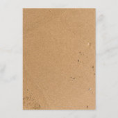 Ocean Wave, Strand bruiloft Detail Informatiekaartje (Achterkant)