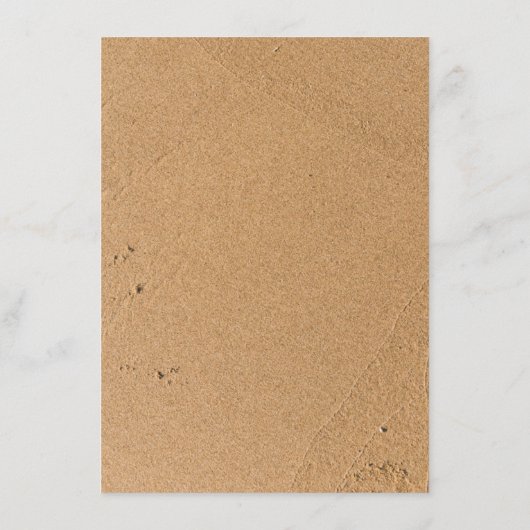 Ocean Wave, Strand Bruiloft Menu (Achterkant)