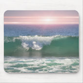 Ocean Wave Sunset Art Muismat (Voorkant)