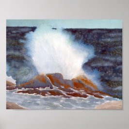 Ocean Wave Surf Poster